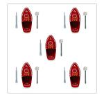 Folktales toys Putt Putt Nav/Steam Boat/Pop Pop Boat Pack of 5 Classic Games for Kids age 5Y+ Red