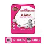 LITTLE SPARSH Super Absorbent Baby Diaper Pants |Upto 12 hrs Protection|Baby diapers XL_50 Pieces