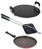 Nirlon Aluminium Non-Stick Cookware Set 3 pcs (FT10_ RT_ HT)