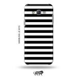 Tweakymod Printed Black Strips Back Cover For Samsung J5 2015