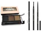 AVARS Eyebrow Palette Enhancer 3 Color with Brush and Double Black Eyebrow Pencil