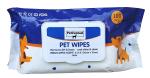 PetCeptual Pet Wipes for Dogs, Puppies and Cats with Fresh Apple Scent - Pack of 100 Wipes