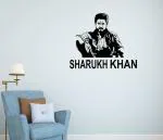 Lanstick Vinyl Multicolor Actor Sharukhan Image Self Adhesive Wall Sticker 24 inch