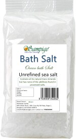 Bath Sea Salt Natural & Pure Bath Salt - 900 Gms - No Color/Fragrance/Preservatives - Pure Sea salt