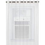 Kuber Industries PVC AC Curtain |Eyelet Rings & Waterproof Material|.30 MM Thickness & Mold Mildew Free|Size 7 Feet (Transparent)