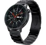 beatXP Evoke Neo 1.43 inch Super AMOLED Display Bluetooth Calling Smart Watch, 800 Nits brightness, 60Hz Refresh Rate, 100+ Sports Modes, 24/7 Health Tracking, AI Voice Assistant, IP67 (Black Metal)