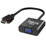 PiBOX India HDMI to VGA, Gold-Plated Male to Female VGA for Computer, Desktop, Laptop, PC, Monitor, Projector, HDTV, Raspberry Pi, Media Players, Xbox - [NOT for VGA to HDMI]