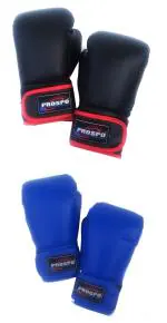 Prospo Featherfly Aerobic Boxing Glove, Boxing Glove for Men, Boxing Glove (Unisex), Boxing Glove for Youth, Kids Boxing Glove (10 Oz, Black & Blue)