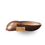 Coco Land Coconut Shell Pudding Pot Oval Shaped (MEDIUM SIZE Pack of 2) 150 ml /Coconut Oil Polished Decorative Pots /Chutney Pot /Natural Pot /Salad Pot /Side dish Pot /Mixing Pot