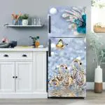 Bnezz Self Adhesive Fridge Sticker & Refrigerator Sticker (GoldenSwan) Pack Of 1 Roll (60x160)cm Suitable For All Double Door and Single Door Refrigerator