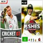 Ea Cricket 07 And Ashes 09 Combo Of Two Sports Game Regular For PC (Pack Of 2)