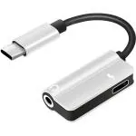 C & E Type C Cable with 3.5 mm Aux Audio Jack 2 in 1