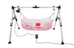 ZuMart Silver and Black Royal Automatic Ghodiyu Cradle Kit for Babys