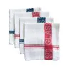 Shop By Room Cotton Glass Cleaning Cloth - Set of 4 (20 x 20 Inch)