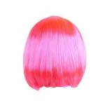 Hippity Hop Silk Pink Blonde Short Fluffy Curly Hair Wig