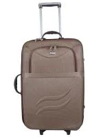 Vidhi Polyester Softsided 20 inch (51 cm) Small Cabin Luggage Suitcase Trolley Bag (Brown)