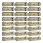 ShubhKarft Stylish Transparent Bangle Box | Single Rod Chudi Organizer/ Storage for Bangles /Bangle Organizer For Women (Pack of 24, Golden)