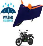 RONISH Waterproof Two Wheeler Cover for Revolt (RV 300, Black, Orange)
