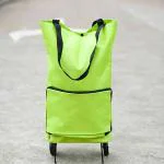 Mishna Folding Travel Luggage Bag Vegetable Grocery Shopping Trolley Carry Bag