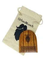 UrbanMooch Handcrafted U Shape Sheesham Wood Beard Comb