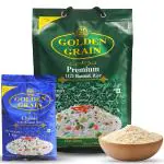 GOLDEN GRAIN Premium Basmati Rice 5Kg + Classic Basmati Rice 1Kg (5Kg+1Kg)