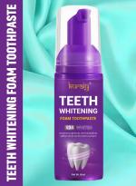 KURAIY teeth Whitening Toothpaste V34 Mousse Purple Professional Dental Care Remove Yellow Stains Fresh Breath