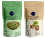 VEDICINE Pure And Natural Neem Leaf Powder and Sandalwood Powder for Face Care (100gmx2)