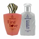 John Phillips FIRST LOVE-LONDON IN STYLE | Long Lasting | Combo Eau de Parfum (60+60 ml )