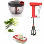 ODD M EVEN Quick and Handy Chopper, Blender, Greater, Scissor Kitchen Tool Set