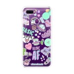 Emble Label Squad Goals Sticker Soft Silicone Case For Oppo A12 ( TPU | Soft , Oppo A12 | Multicolor )