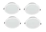 Philips 10-Watt Smart Wi-Fi LED Ceiling Lamp Downlighter WiZ Connected (Shades of White + Dimmable + Pre-Set Modes) (Compatible with Amazon Alexa and Google Assistant) (Pack of 4)