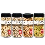 Nuts Vakil Dry fruits combo pack of Raisins Cashews Walnuts Pistachios | Kaju Akhrot Pista Kismis (150gm x 4) 600 GM