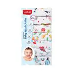 Luvlap White Premium Baby Washcloth For New Born 7 Pcs