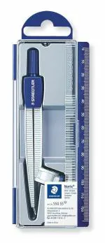Staedtler Easy to Use Compass Set Compass with U-adapter in a Hinged Lid Case