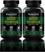 Naturewell Milk Thistle With 800 Mg Of Silymarin For Healthy Liver Ultra, 60 Capsules Each (Pack Of 2)