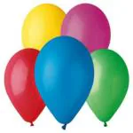 Hippity Hop Rubber Multicolor Latex Balloons (Pack Of 5)