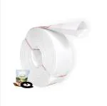 V.K. Sarvottam White HDPE Laminated Woven Lay Flat Tube- 8 Inch, 60 Mtr