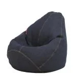 Couchette Stillo XXXL Teardrop Bean Bag Cover in Denim