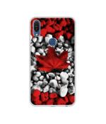 Casotec Canada Leaves Flag Design Printed Silicon Soft TPU Back Case Cover for Asus Zenfone Max Pro (M1) ZB601KL