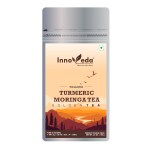 INNOVEDA Turmeric Moringa Tea Balances Cholesterol Manages High Blood Pressure 50 Tea Cups