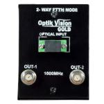 Optik Vision Gold FTTH 2 Way RF Converter Powerless Node Optical Receiver Fiber Black