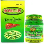 Herbshd Pharmaceutical Perfect Health 50 Capsule & Herbo-Liv Tonic 200ml For Liver Disease (Pack Of 2) (Pack of 2)