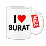 Mug Morning I Love Surat Mug Surat Coffee Mug