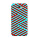 MobiEra Samsung Galaxy J7 Prime Zip Zap Red Pattern Plastic Designer Printed Hard Case Cover