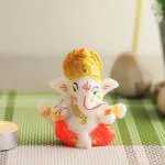 CraftVatika Ganesh Idol Murti Ganesha Showpiece Statue for Home Decor Car Dashboard