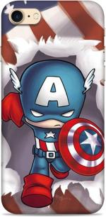 SIYAPA Apple iPhone 7 Multicolor Plastic Dustproof and Scratch Resistance Mobile Back Cover (IP8-375)