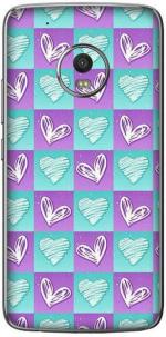 aadia Motorola Moto G5 Plus Matte Vinyl Love Printed Mobile Skin Sticker with Scratch Resistant Lamination