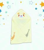 The Little Lookers Lemon Super Soft Hooded Quick Dry Baby Towel