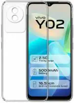 Mobiaspire Transparent Silicon Flexible Mobile Back Cover for Vivo Y02