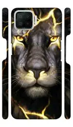YAPZONE | Lion Lightning | Designer Printed Hard Back Cover for Oppo F17 / F17 Pro Premium & Attractive Case for Your Smartphone